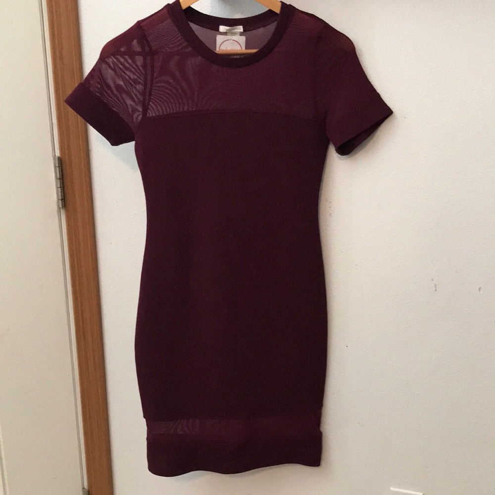 Bozzolo Dress Merlo, sheer top line, size Medium